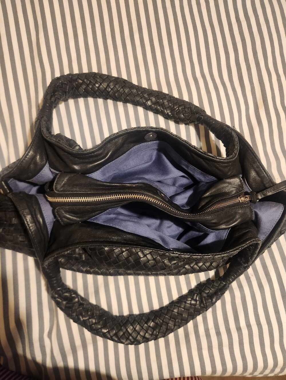 Christopher Kon Black Woven Leather Hobo Bag - Women - Picture 7 of 16